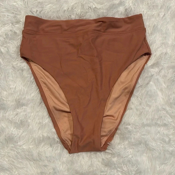 Madewell Second Wave High Waist Bikini Bottom - Picture 1 of 5